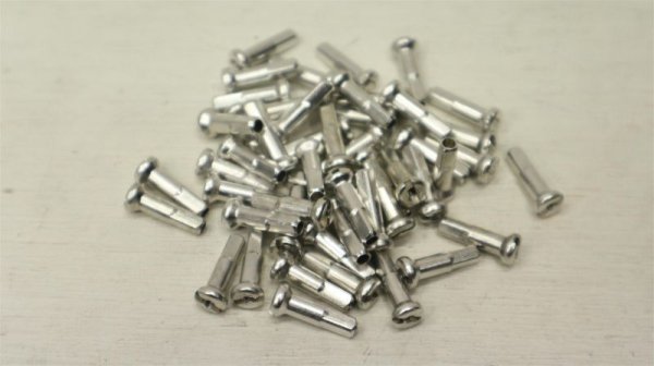 画像1: [軽量] Primo "Alloy" Nipple [Alumi / 50pc /16mm / Silver] (1)