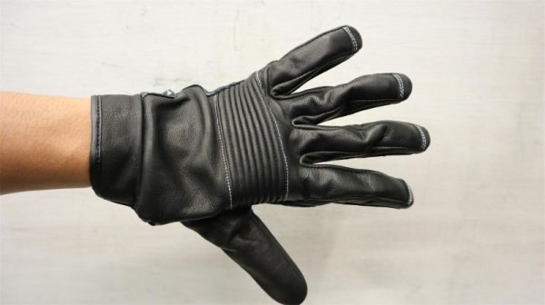 画像1: Fist "Road Warrior" Glove [M,L / Leather Black] (1)