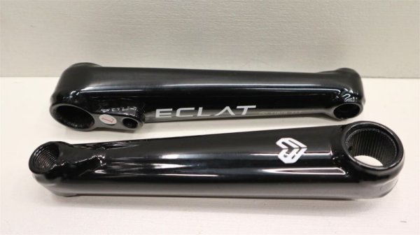 画像1: [軽量] Eclat "Tibia XLT" Crank [160mm/22mmSpindle / 48Spline/ Black] (1)