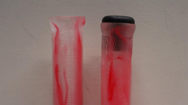 画像1: Demolition "Axle" Grip [148mm×31mm/ ClearRed Marble] (1)