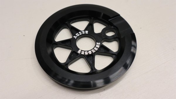 画像1: [26T] AliveIndustry "Sevenstar Guard" Sprocket [Black] (1)