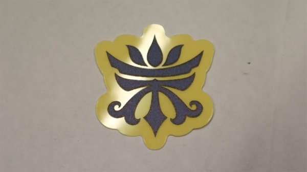 画像1: Flourish "Logo" Sticker [Navy]. (1)