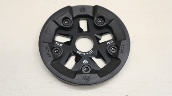 画像1: [25T] Eclat "Felix"  Guard Sprocket [Black] (1)