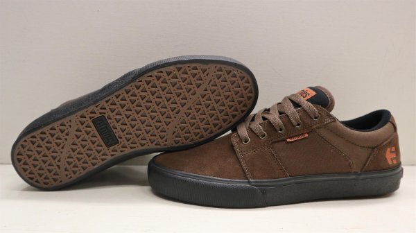 画像1: Etnies "Barge LS" Shoes [26.5cm/Brown Black] (1)