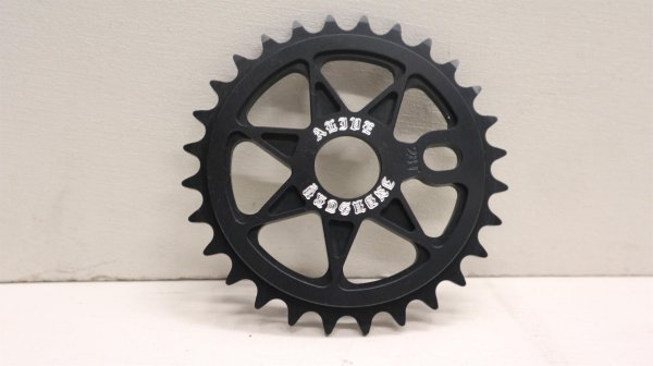 画像1: [28T] AliveIndustry "Sevenstar" Sprocket [Black /V2] (1)