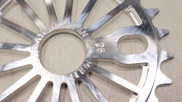 画像2: [26T] Mullet "OJ" Sprocket [Raw] (2)